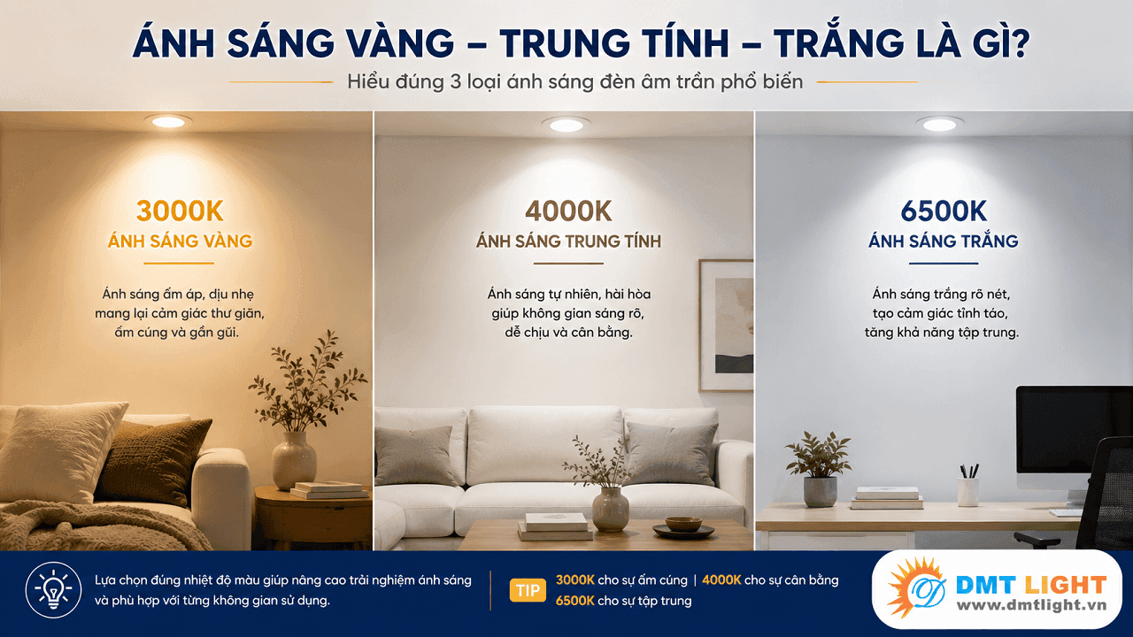 Nhiệt độ màu của ánh sáng có tác động lớn đến cảm xúc của người dùng