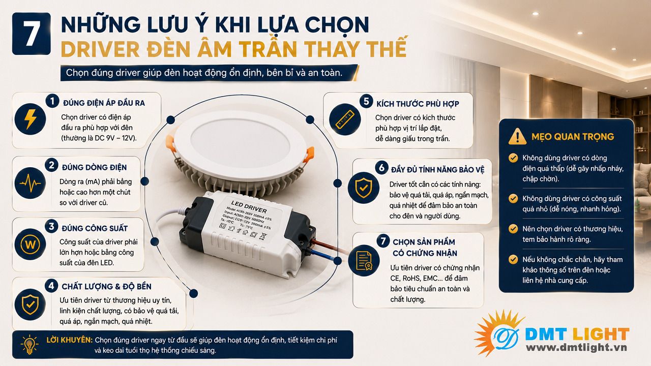 Bạn nên ưu tiên lựa chọn driver từ thương hiệu có uy tín