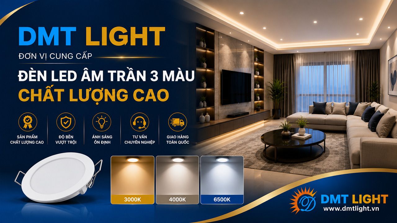 DMT Light là đơn vị cung cấp đèn downlight đổi màu chất lượng cao