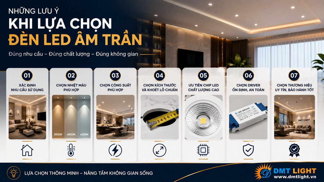 Bạn nên kiểm tra kỹ thông số chip LED trước khi mua đèn