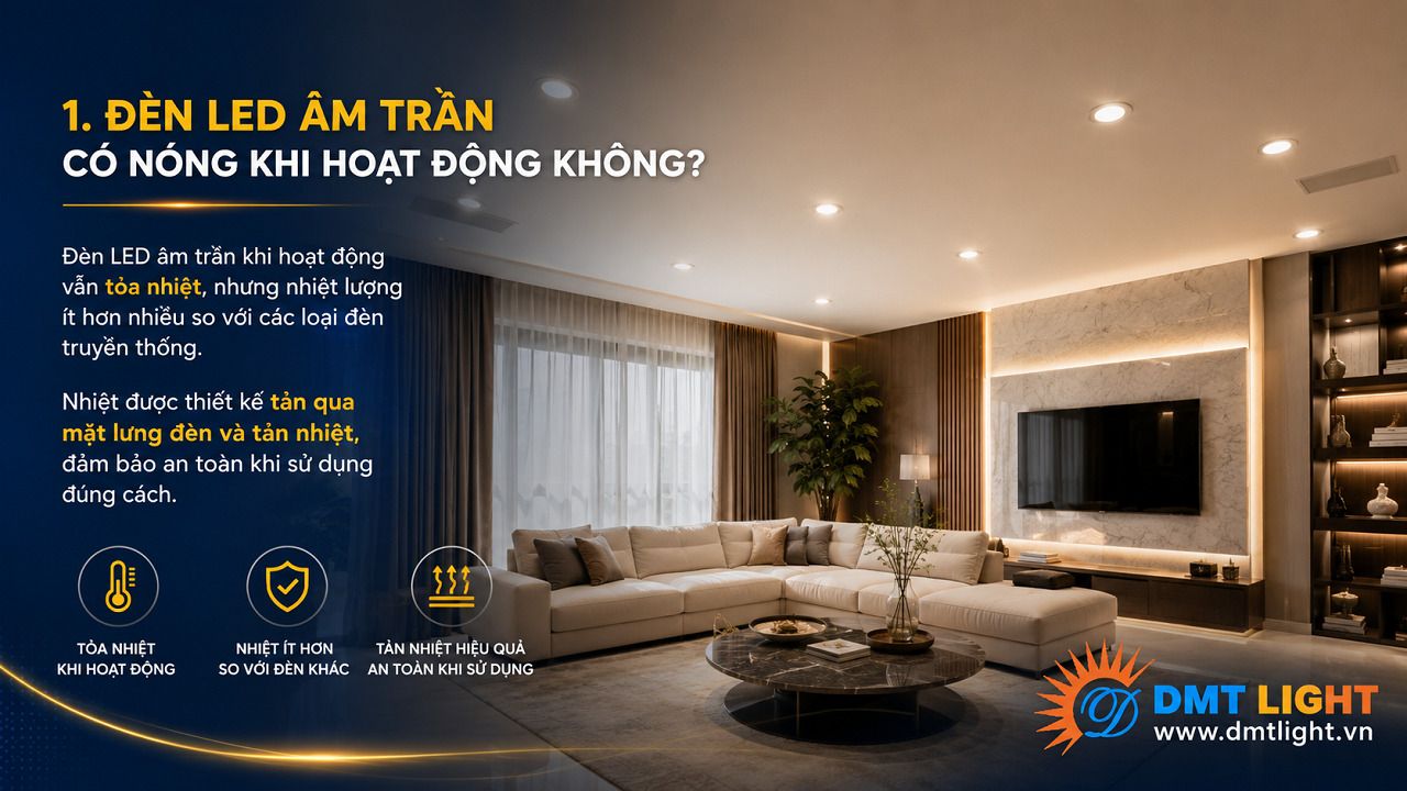 Hiện tượng đèn LED bị nóng khi hoạt động xảy ra rất phổ biến