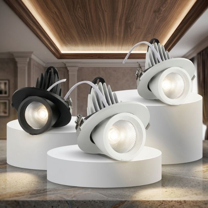 Đèn LED rọi âm trần hay còn gọi là đèn spotlight âm trần