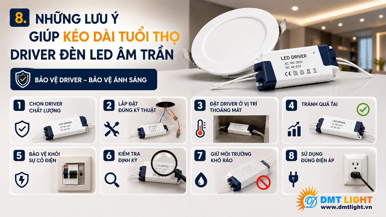 Sử dụng đúng công suất của sản phẩm để kéo dài tuổi thọ sử dụng của sản phẩm