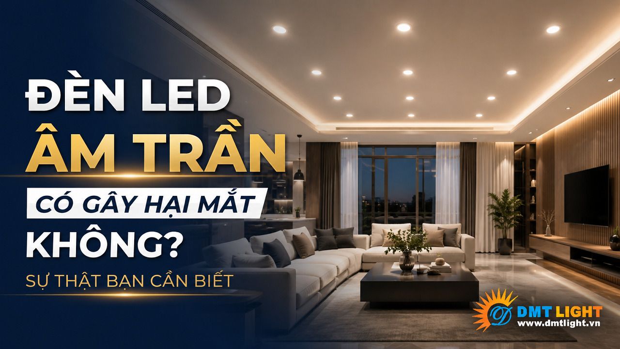 Tìm hiểu sự thật về đèn LED có gây hại cho mắt không?