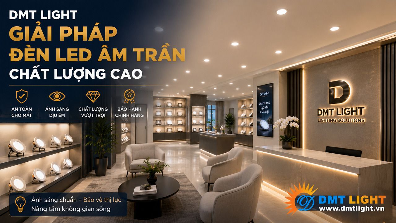 DMT Light là giải pháp đèn LED âm trần chất lượng cao