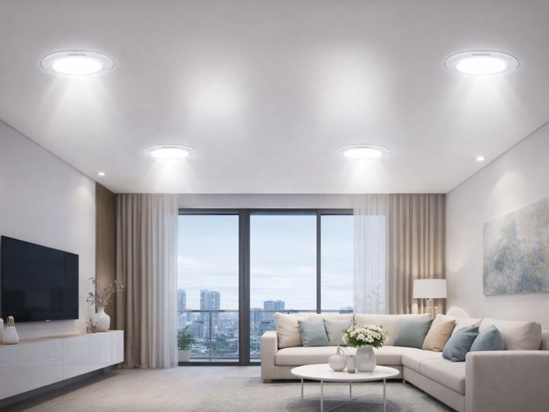 Mẫu AT-PA-S7651488-18W cho màu sắc ánh sáng 3000K – 6500K, phù hợp với từng không gian