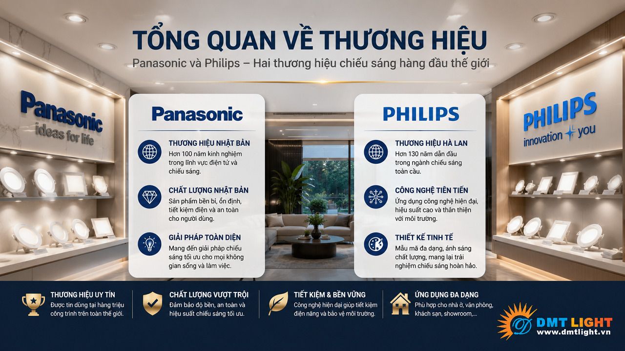 Philips là thương hiệu cung cấp đèn LED lâu đời và uy tín