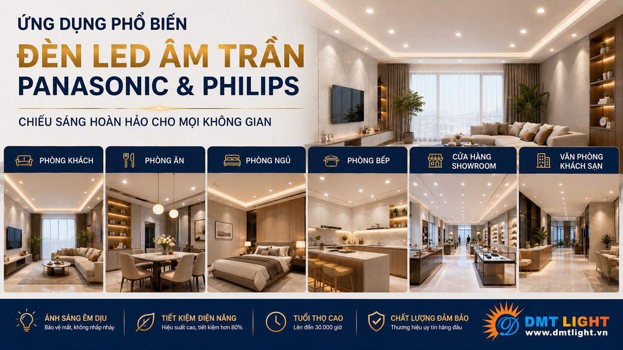Lựa chọn sản phẩm chiếu sáng nên căn cứ vào nhu cầu sử dụng