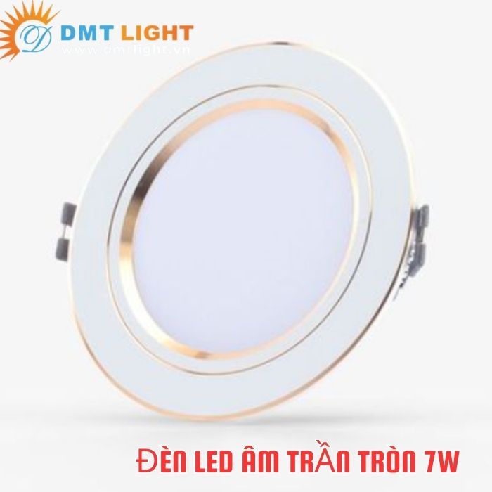 Đèn âm trần tròn 7W