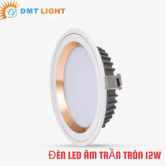 Đèn LED âm trần tròn 12W