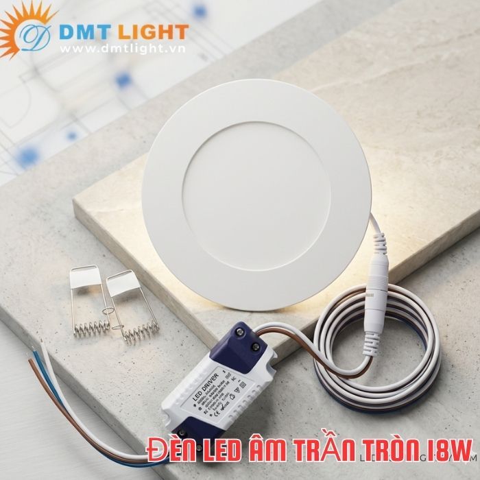 Đèn âm trần tròn 18W