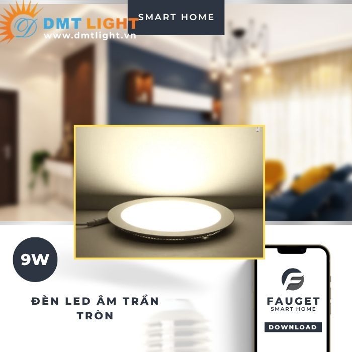 Ứng dụng của đèn LED âm trần tròn