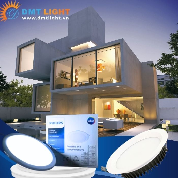 Đèn LED âm trần tròn còn được gọi với tên gọi khác như đèn LED downlight âm trần, đèn LED âm trần thạch cao
