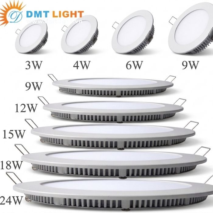 Công suất đèn LED âm trần tròn