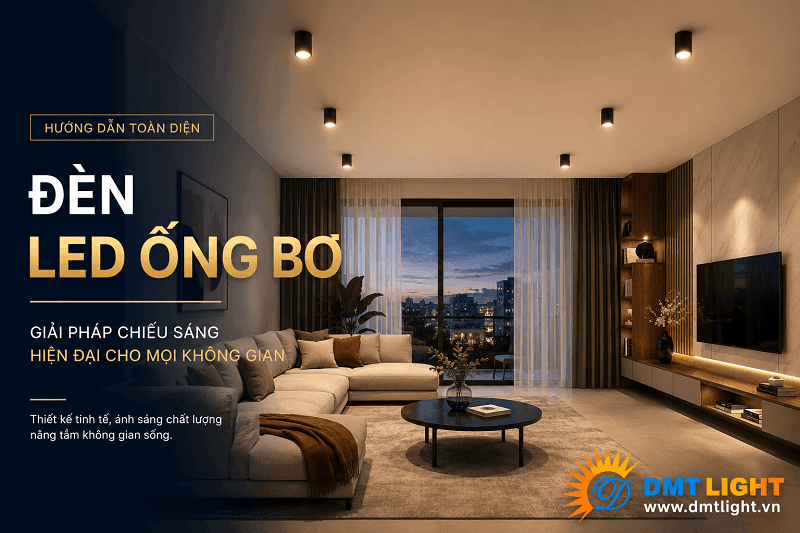 Đèn ống bơ là tên gọi dân dã xuất phát từ hình dáng giống cái lon đèn với phần thân hình trụ tròn, dài