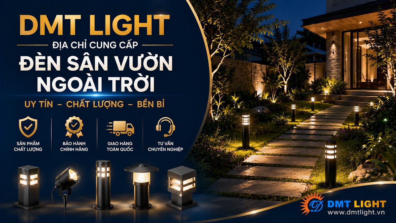 DMT Light là địa chỉ cung cấp đèn sân vườn ngoài trời uy tín