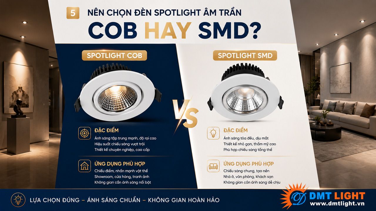Chip COB là lựa chọn phù hợp khi muốn làm nổi bật bức tranh