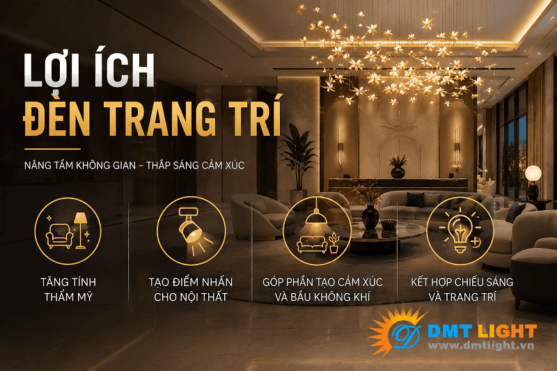 Những lợi ích khi sử dụng đèn trang trí kiến trúc