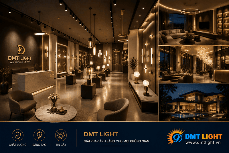 DMT Light là đơn vị chung cung cấp đèn trang trí chiếu sáng chất lượng