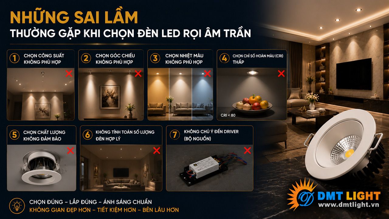 Mua đèn không rõ nguồn gốc là sai lầm nhiều khách hàng đang mắc phải
