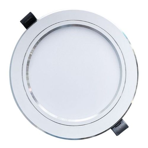Đèn âm trần tròn viền bạc mẫu AT-SA-AT15-09W-135-MM-DM-DIM-Viền bạc | Saco