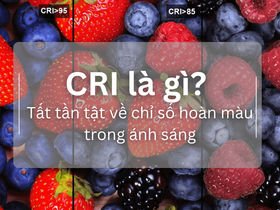 CRI là gì? Tất tần tật về chỉ số hoàn màu trong ánh sáng