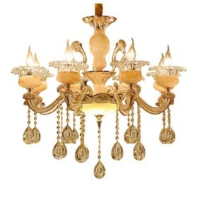 Đèn chùm 8 chao đá cao cấp DT-OM-S8801-C8-TT