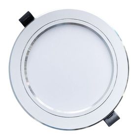 Đèn âm trần tròn viền bạc mẫu AT-SA-AT15-09W-135-MM-DM-DIM-Viền bạc | Saco