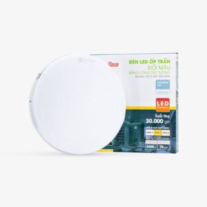 Đèn LED ốp trần tròn đổi màu đế nhựa Rạng Đông OT-RD-LN12N-ĐM-30024W
