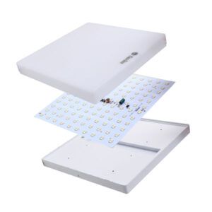 Đèn LED ốp trần vuông đổi màu đế nhôm Rạng Đông OV-RD-LN12-DM-300x300/24W