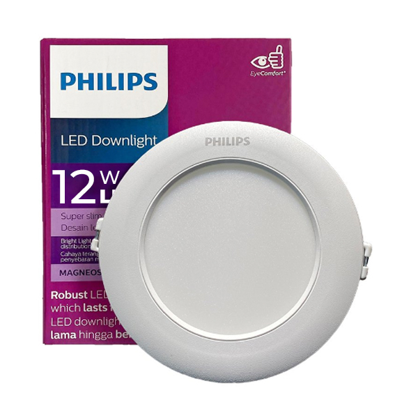 Đèn Âm Trần Philips Siêu Mỏng 12W DL262 EC RD 150 HV SNI 02