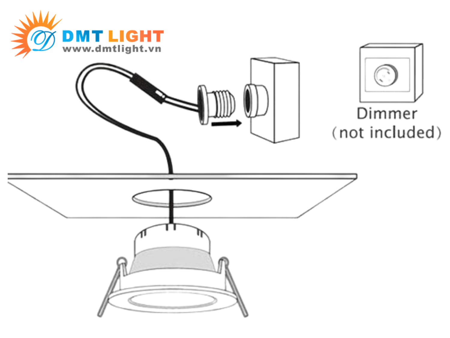 cách lắp đèn Led âm trần chi tiết