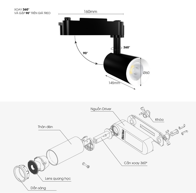 Đèn LED Tracklight