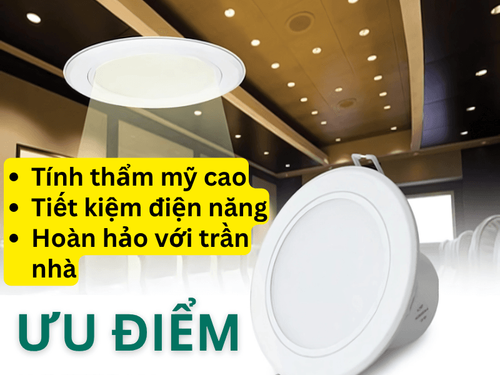 Tại sao đèn LED âm trần thạch cao lại được ưa chuộng?