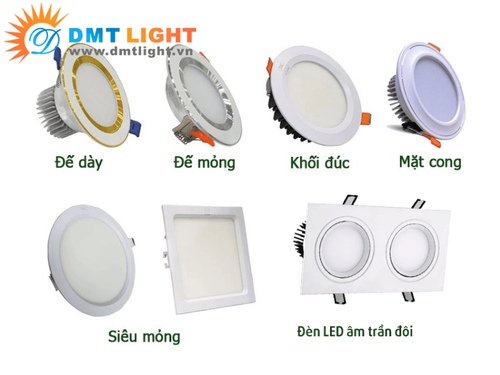 99 mau den led am tran downlight chat luong