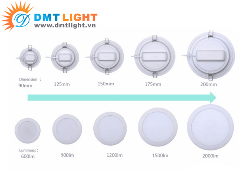 99 mau den led am tran downlight chat luong
