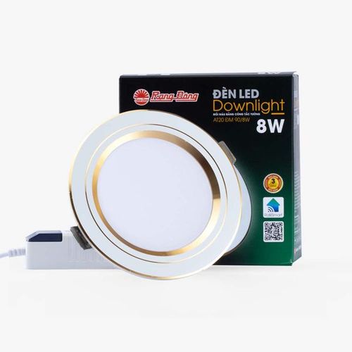 Đèn LED âm trần downlight đổi màu AT-RD-AT20-ĐM-90/8W