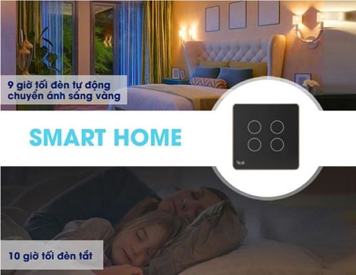 Công tắc thông minh Rạng Đông CO-RD-CTCU.BLE-V.04T