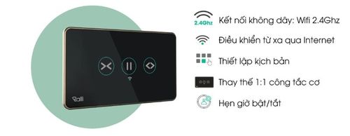 Công tắc rèm thông minh Rạng Đông CO-RD-CTCU.WF-CN.REMT