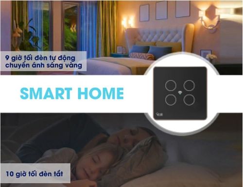 Công tắc cảm ứng thông minh wifi Rạng Đông CO-RD-CTCU.WF-V.04T
