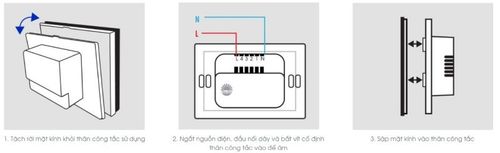 Công tắc cảm ứng 2 nút bấm Rạng Đông CO-RD-RD-CT.02