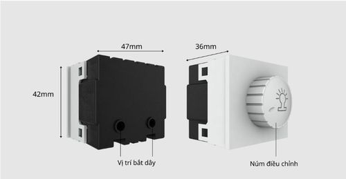Hạt chiết áp đèn âm tường Rạng Đông CT-RD-HCA-D01/300W