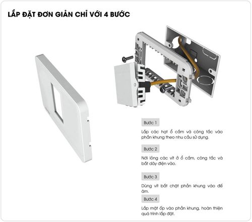 Hạt công tắc âm tường 2 chiều Rạng Đông CT-RD-HCT01-2C/10A