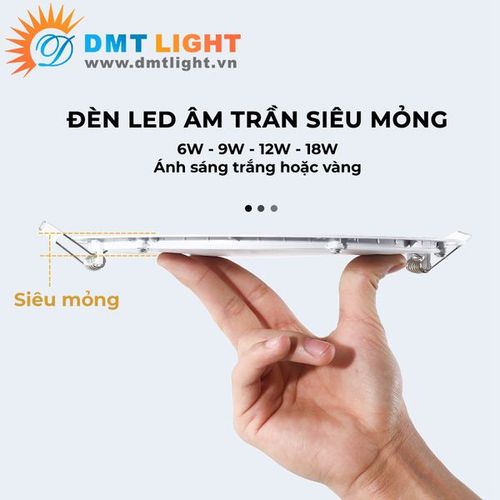 đèn âm trần 6w