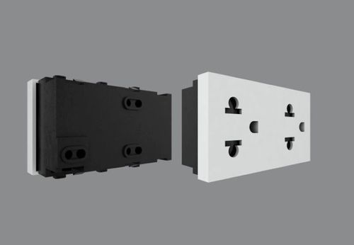 Hạt ổ cắm âm tường Rạng Đông OC-RD-HOC02-2C/16A