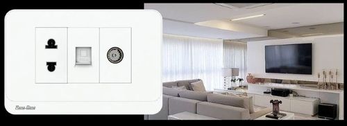 Hạt ổ cắm tivi âm tường Rạng Đông OC-RD-HOC.ANTEN02