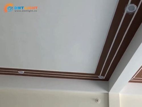 đèn âm trần bê tông 