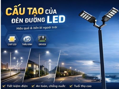 cấu tạo đèn đường led 