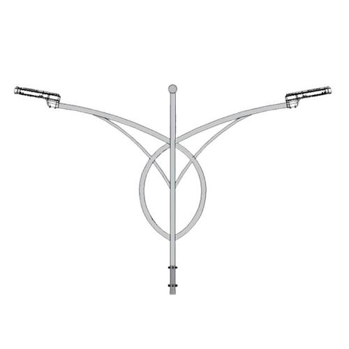 Cần đèn đường đôi mã CK01-60