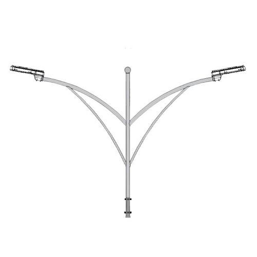 Cần đèn đôi phi Ø60 mã CK07-60